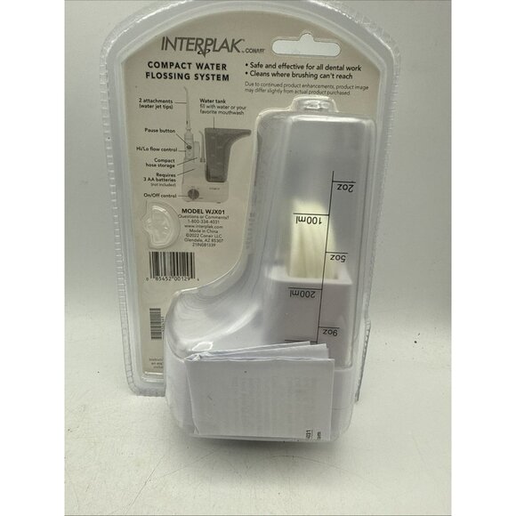 Interplak Conair Compact Countertop Dental Water Jet Pick Flossing System WJX01 - Picture 3 of 7